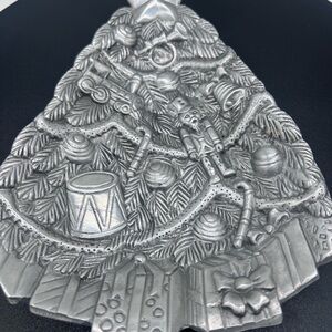 Pewter Christmas Tree dish